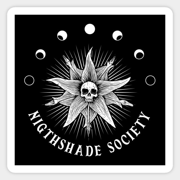 NIGHTSHADE SOCIETY Sticker by Krobilad